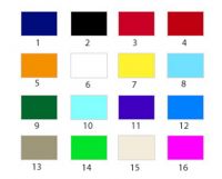 Farbauswahl an Capies