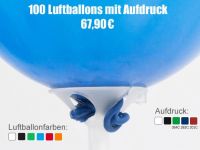 Luftballons in 6 verschiedenen Farben