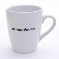 weiße Tasse mit Aufdruck (1-farbig)