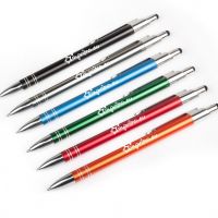 50 Metall-Kugelschreiber Wunschgravur GRATIS Metallkugelschreiber Touch Pen neu 