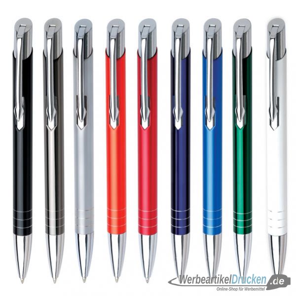 Metallkugelschreiber mit Gravur/graviert 100 oder 50 Stück Kugelschreiber 