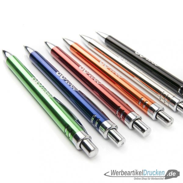 Kugelschreiber Metallkugelschreiber mit Gravur/graviert 1,10,25,50 Stück 